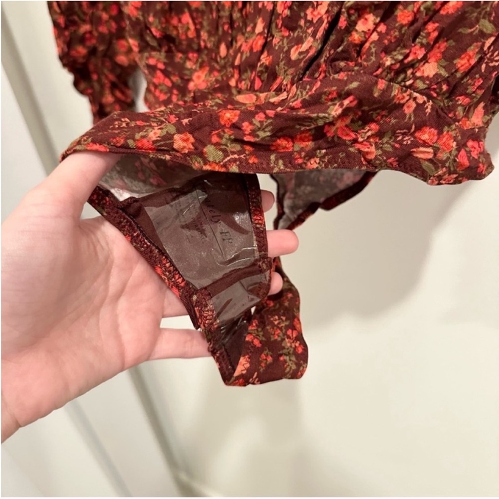NWT Free People Floral Kaya Printed Bodysuit Size Small - Picture 9 of 9